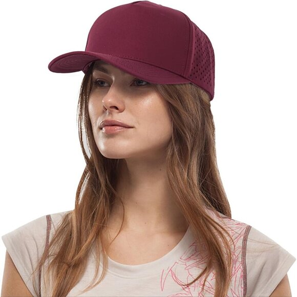 Baseball Cap Red Hat Sun And Rain Cap For Men Women